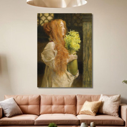 Fiori Di Primavera Lawrence Alma-Tadema lat35 quadro stampato su tela