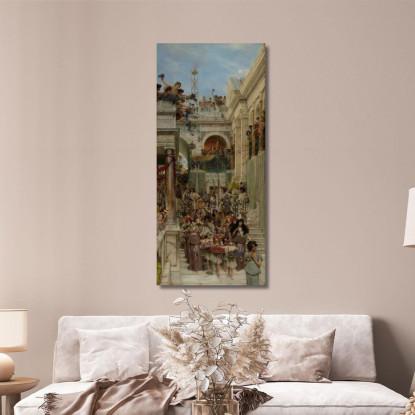 Primavera Lawrence Alma-Tadema lat36 quadro stampato su tela