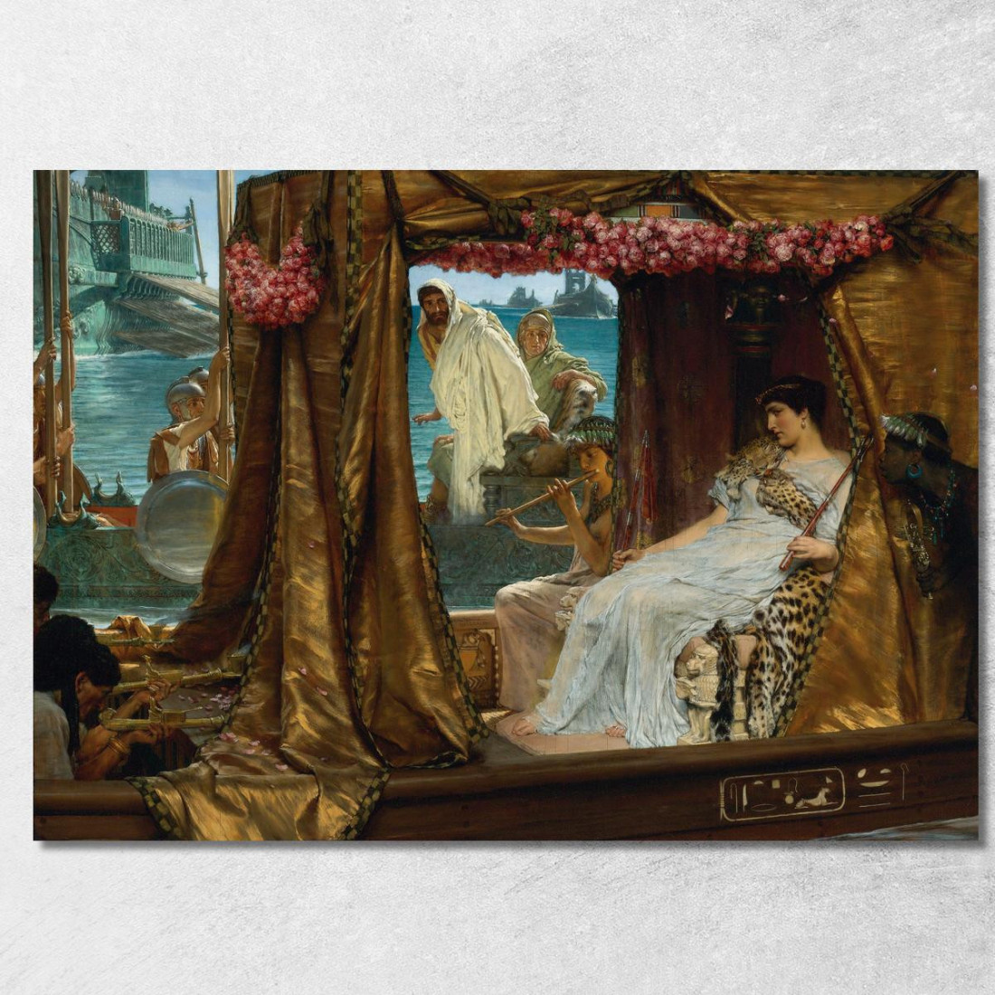 L'Incontro Di Antonio E Cleopatra Lawrence Alma-Tadema lat44 quadro stampato su tela L'Incontro Di Antonio E Cleopatra Lawrence Alma-Tadema lat44 quadro stampato su tela
