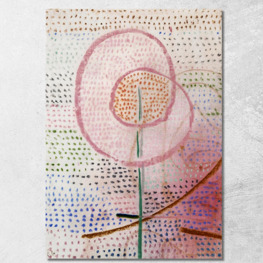 Fioritura Paul Klee pkl14 quadro stampato su tela Fioritura Paul Klee pkl14 quadro stampato su tela