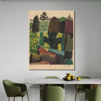 Parco Paul Klee pkl62 quadro stampato su tela