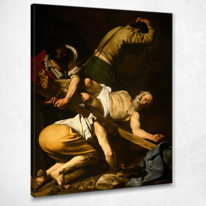 Crocifissione Di San Pietro Caravaggio crv9 quadro stampato su tela