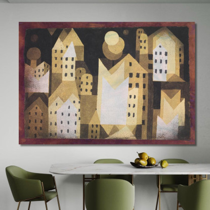 Città Fredda Paul Klee pkl115 quadro stampato su tela