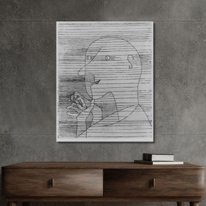 Il Conteggio Dei Vecchi Paul Klee pkl140 quadro stampato su tela
