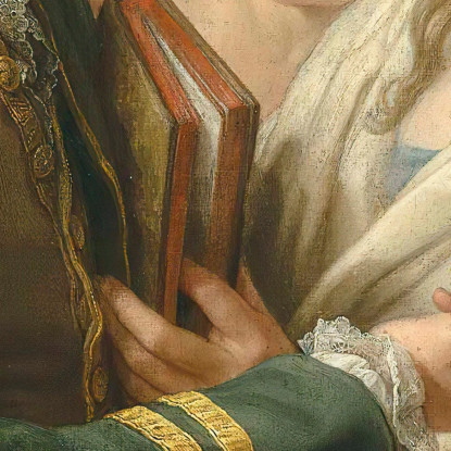 Arthur Saunders Gore Visconte Sudley In Seguito 2° Conte Di Arran E Sua Moglie Pompeo Batoni pbt6 quadro stampato su tela