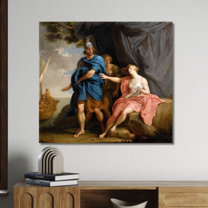 Didone Ed Enea Pompeo Batoni pbt11 quadro stampato su tela