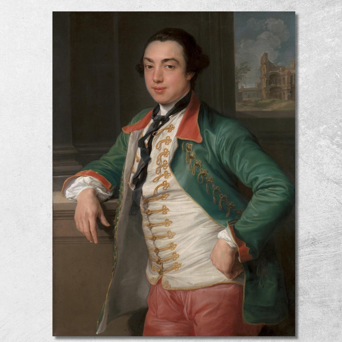 James Caulfeild Quarto Visconte Charlemont In Seguito Primo Conte Di Charlemont Pompeo Batoni pbt15 quadro stampato su tela James Caulfeild Quarto Visconte Charlemont In Seguito Primo Conte Di Charlemont Pompeo Batoni pbt15 quadro stampato su tela