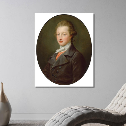 Ritratto Di Un Gentiluomo Pompeo Batoni pbt23 quadro stampato su tela