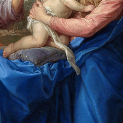 Il Resto Della Fuga In Egitto Pompeo Batoni pbt50 quadro stampato su tela