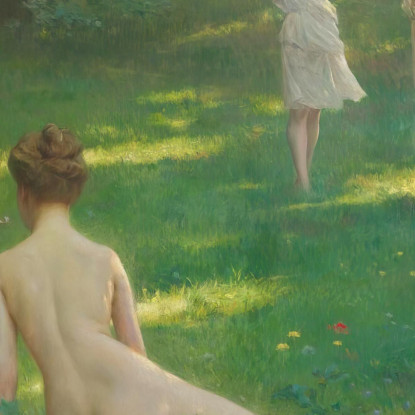 Le Cacciatrici Julius Leblanc Stewart jls11 quadro stampato su tela