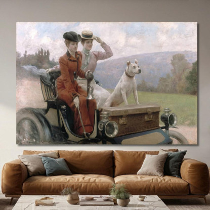 L'Orafo Les Dames Julius Leblanc Stewart jls12 quadro stampato su tela