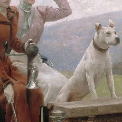 L'Orafo Les Dames Julius Leblanc Stewart jls12 quadro stampato su tela