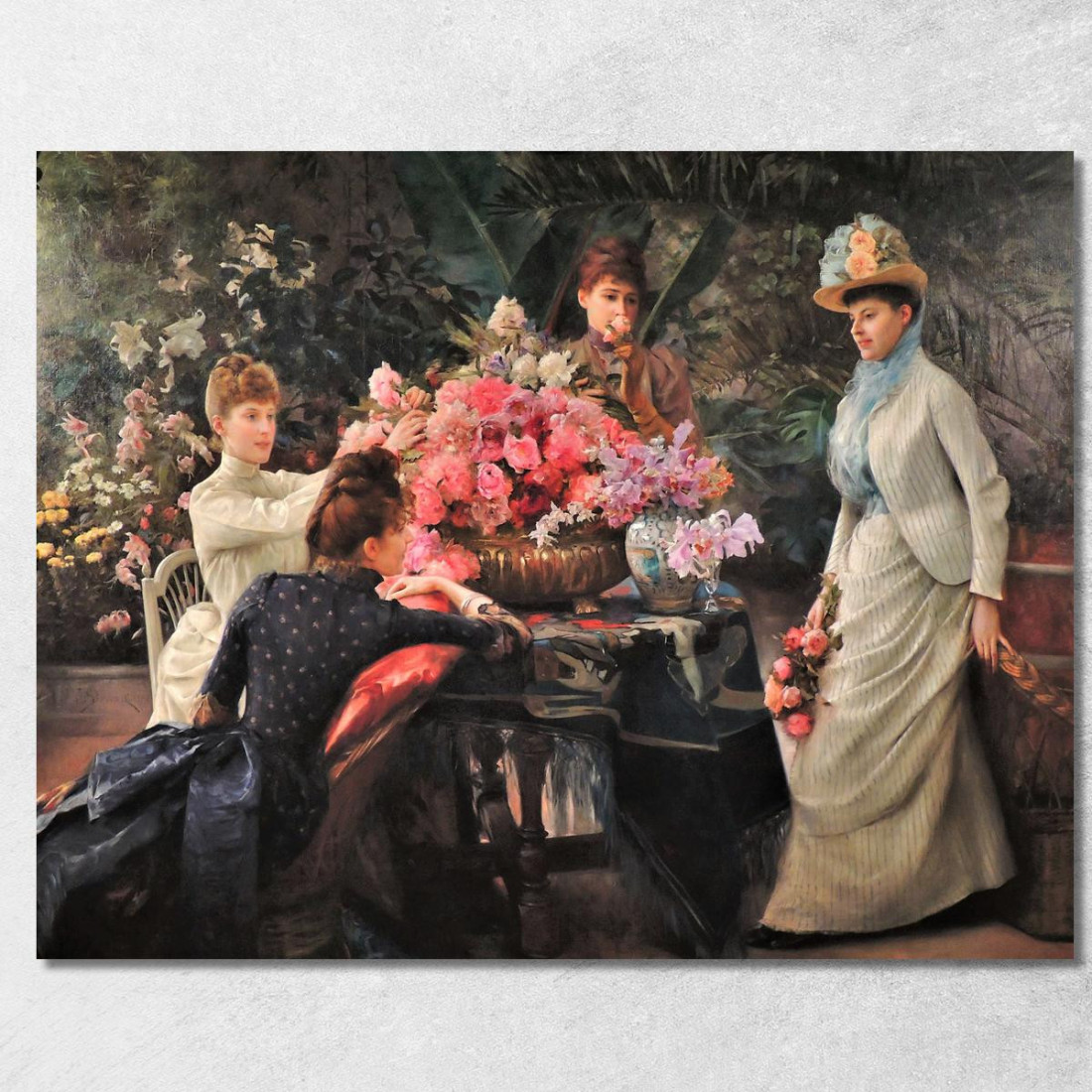 Fiori Di Primavera Julius Leblanc Stewart jls21 quadro stampato su tela