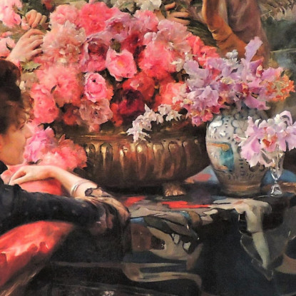 Fiori Di Primavera Julius Leblanc Stewart jls21 quadro stampato su tela
