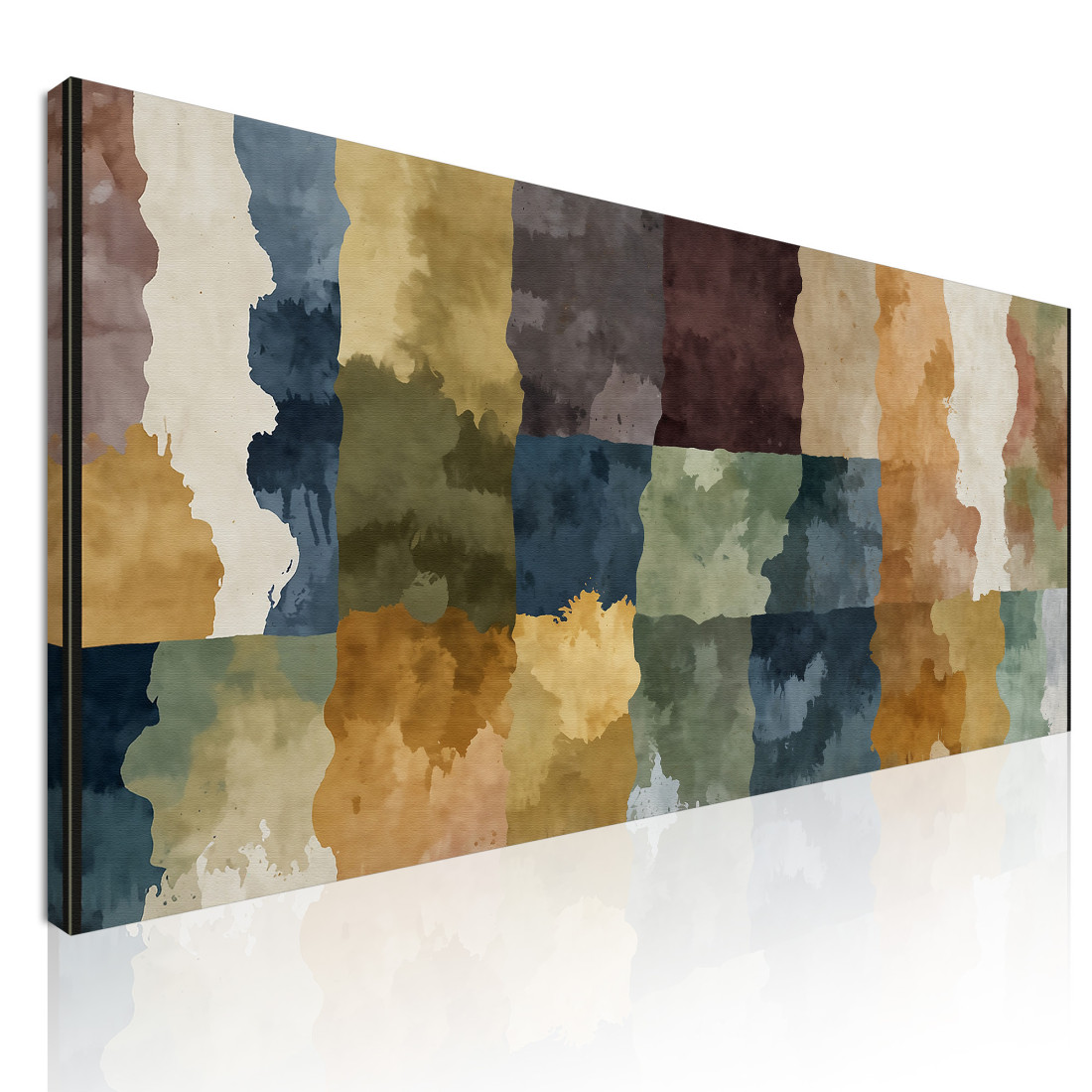 Quadro Forme Astratte Mosaico Di Tinte Di Colore absh29 quadro stampato su tela Quadro Forme Astratte Mosaico Di Tinte Di Colore absh29 quadro stampato su tela