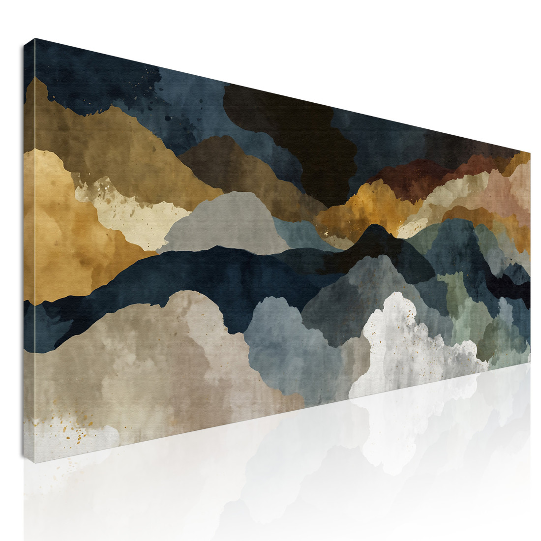 Quadro Forme Astratte Sfumature Di Paesaggi Naturali absh34 quadro stampato su tela Quadro Forme Astratte Sfumature Di Paesaggi Naturali absh34 quadro stampato su tela