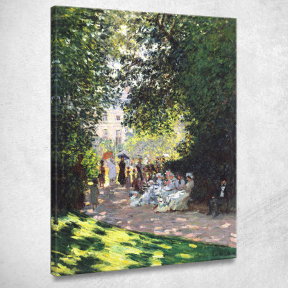 Parco Monceau 1878 Claude Monet mnt41 quadro stampato su tela