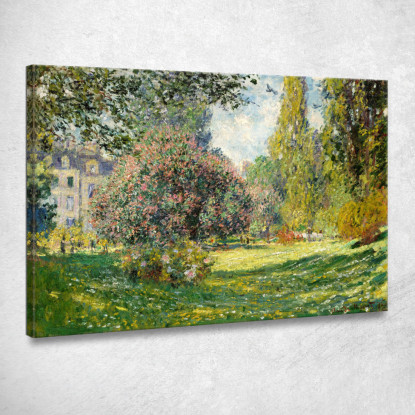 Parco Monceau Parigi 1876 Claude Monet mnt42 quadro stampato su tela