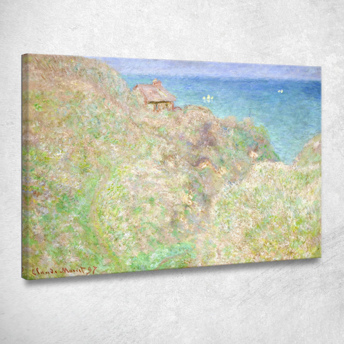Petit-Ailly Varengeville Sotto Il Sole 1897 Claude Monet mnt43 quadro stampato su tela Petit-Ailly Varengeville Sotto Il Sole 1897 Claude Monet mnt43 quadro stampato su tela