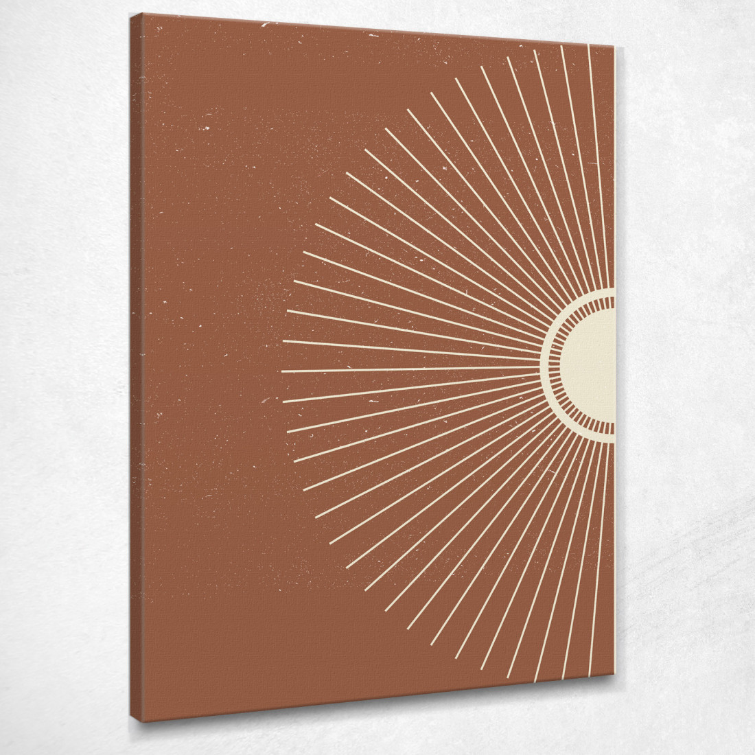 Quadro Boho Chic Minimal Raggi Di Sole Su Sfondo Marrone bho31 quadro stampato su tela Quadro Boho Chic Minimal Raggi Di Sole Su Sfondo Marrone bho31 quadro stampato su tela