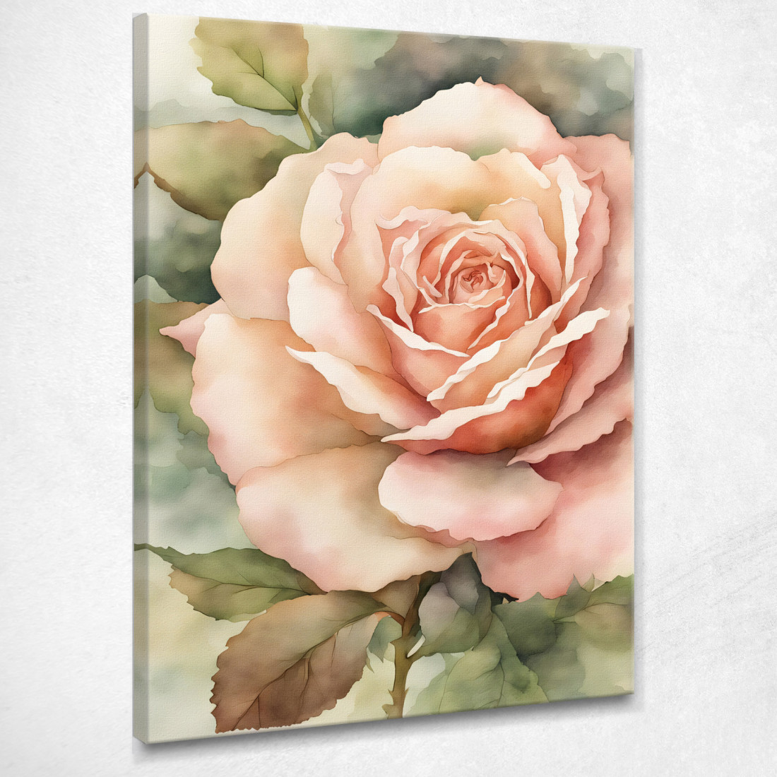 Quadro Botanico Moderno Incanto Floreale Rosa In Piena Fioritura btn34 quadro stampato su tela Quadro Botanico Moderno Incanto Floreale Rosa In Piena Fioritura btn34 quadro stampato su tela