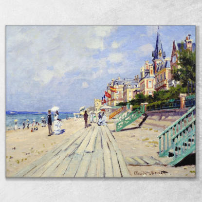 Il Lungomare Di Trouville 1970 Claude Monet mnt67 quadro stampato su tela