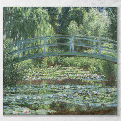 La Passerella Giapponese E La Vasca Delle Ninfee Claude Monet mnt70 quadro stampato su tela