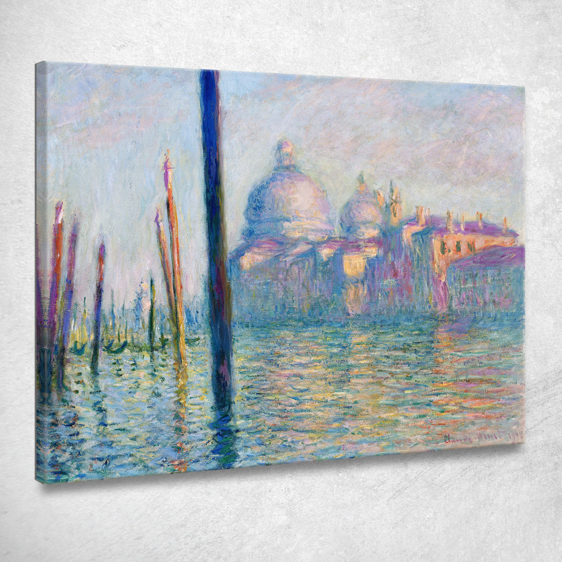 Il Canal Grande A Venezia 1908 Claude Monet mnt74 quadro stampato su tela Il Canal Grande A Venezia 1908 Claude Monet mnt74 quadro stampato su tela
