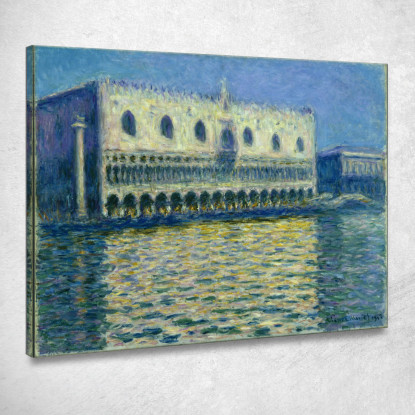 Il Palazzo Ducale 1908 Claude Monet mnt82 quadro stampato su tela