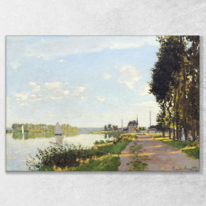 La Passeggiata Ad Argenteuil 1872 Claude Monet mnt86 quadro stampato su tela