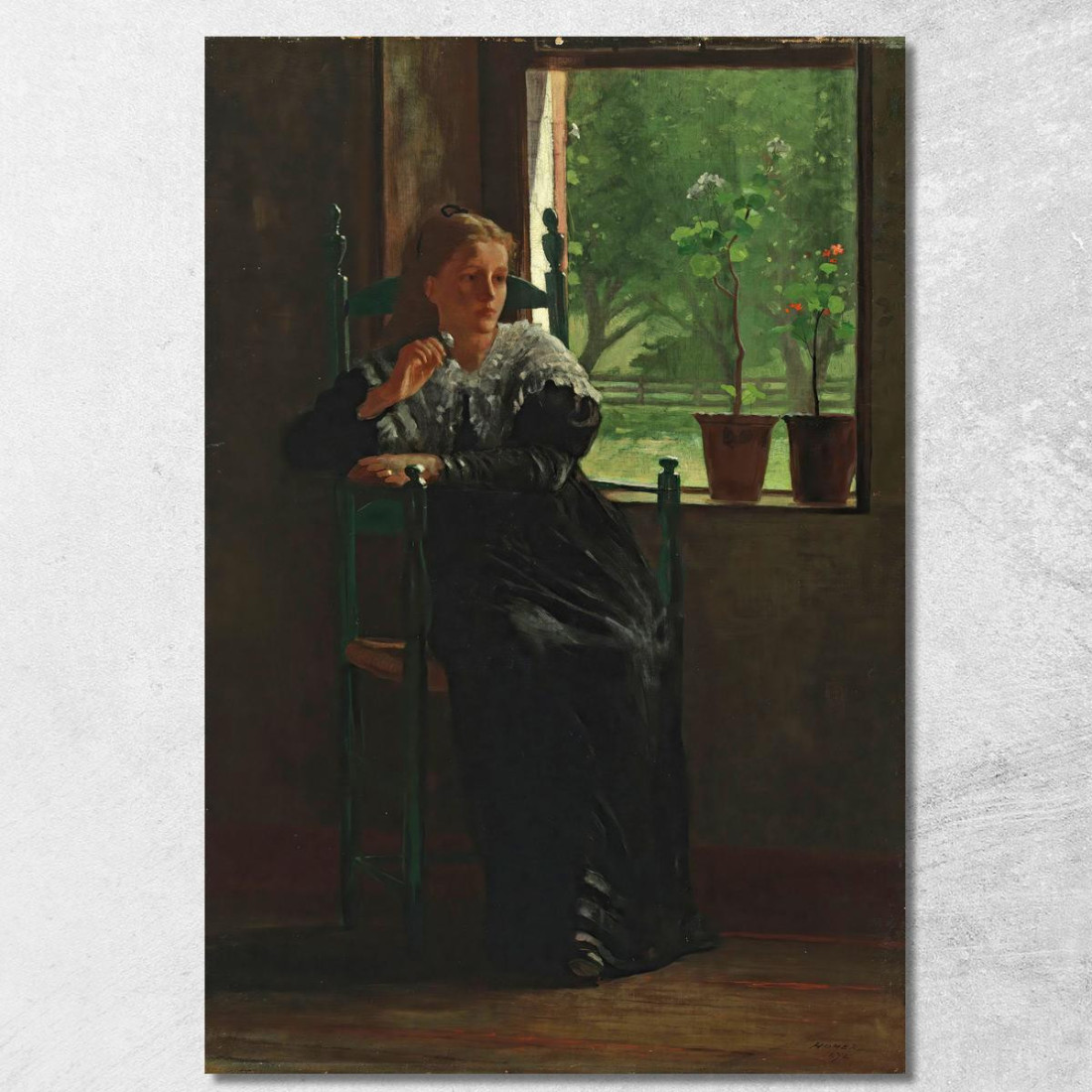 At The Window Winslow Homer canvas print At The Window Winslow Homer canvas print