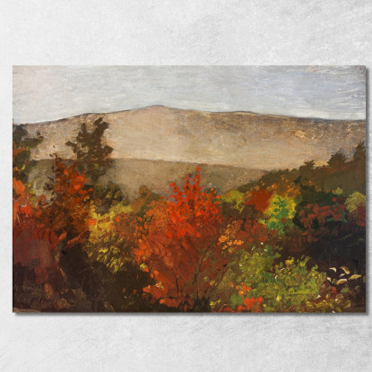 Cime Des Arbres D'Automne Winslow Homer tableau impression sur toile