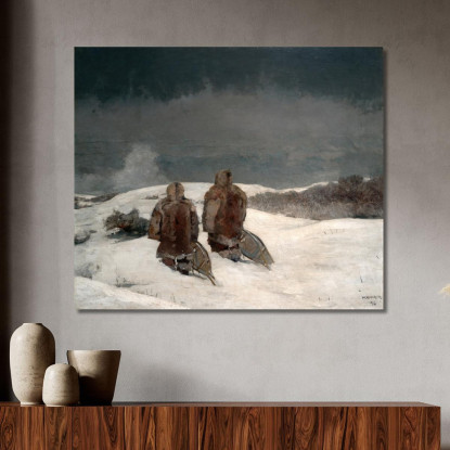 En Dessous De Zéro Winslow Homer tableau impression sur toile