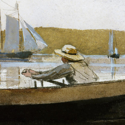 Jungs In Einem Dory Winslow Homer drucken auf leinwand