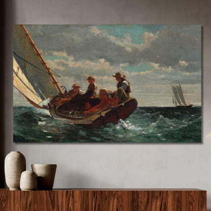 Breezing Up A Fair Wind Winslow Homer canvas print