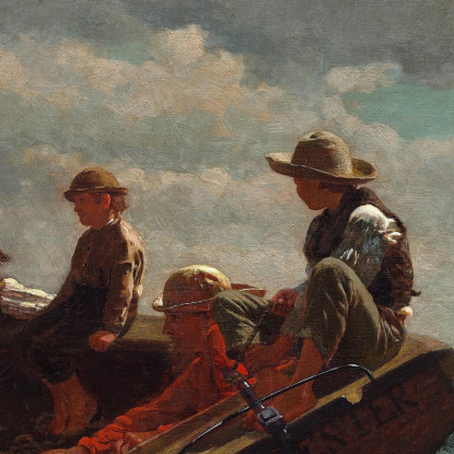 Soplando Un Viento Agradable Winslow Homer cuadro en lienzo