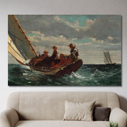 Einen Günstigen Wind Aufkommen Lassen Winslow Homer drucken auf leinwand