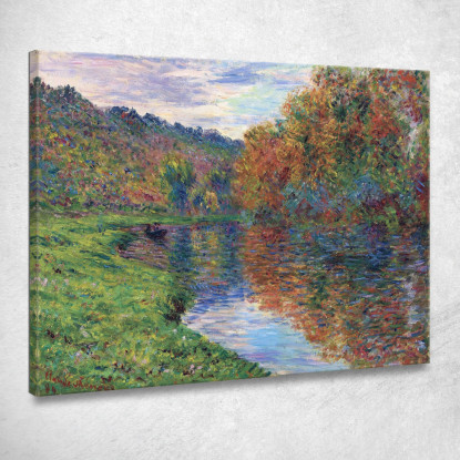 Il Piccolo Braccio Di Jeufosse Autunno 1884 Claude Monet mnt96 quadro stampato su tela