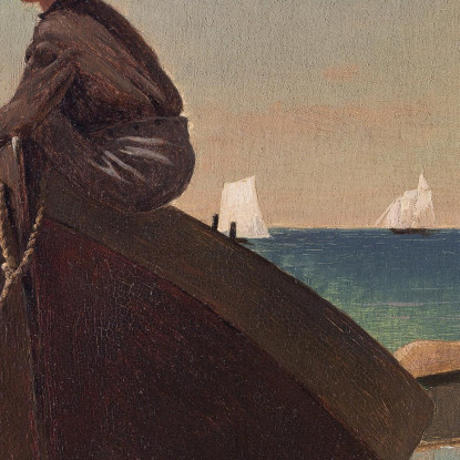 Papa Kommt Winslow Homer drucken auf leinwand