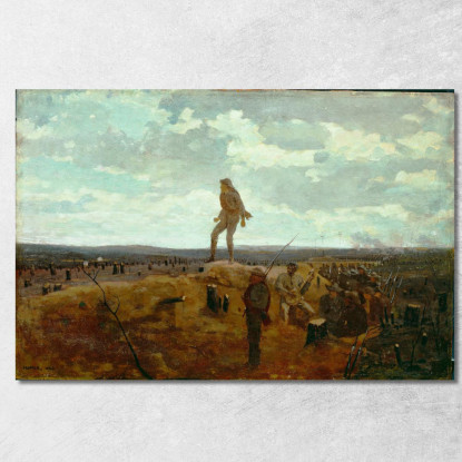 Defiance Invite À Un Tir Avant Pétersbourg Winslow Homer tableau impression sur toile