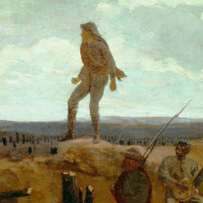 Desafío Invitando A Un Tiro Ante Petersburgo Winslow Homer cuadro en lienzo