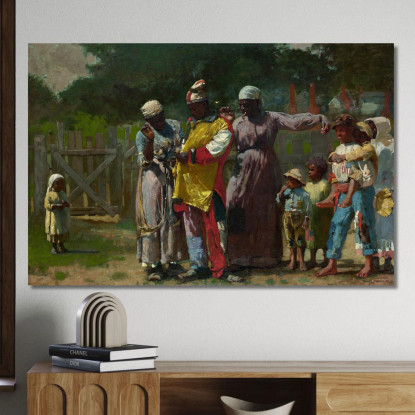 S'Habiller Pour Le Carnaval Winslow Homer tableau impression sur toile