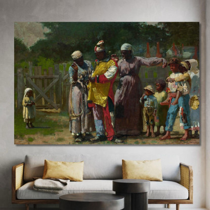 S'Habiller Pour Le Carnaval Winslow Homer tableau impression sur toile