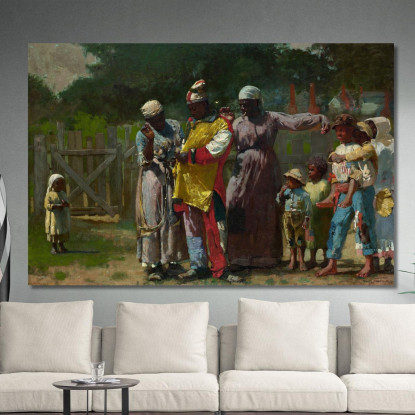 S'Habiller Pour Le Carnaval Winslow Homer tableau impression sur toile