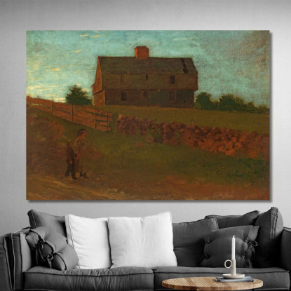 Casa De Guarnición York Maine Winslow Homer cuadro en lienzo