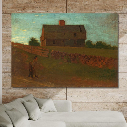 Garnisonshaus York Maine Winslow Homer drucken auf leinwand