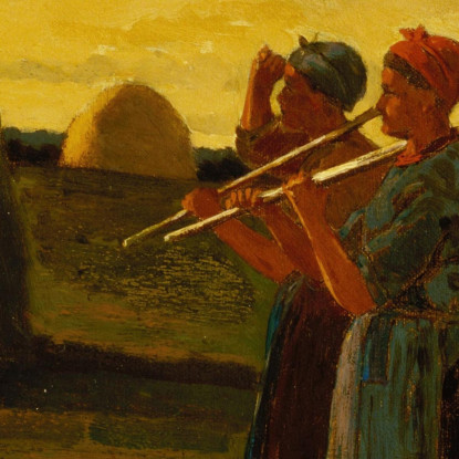 Heuerntemaschinen Winslow Homer drucken auf leinwand