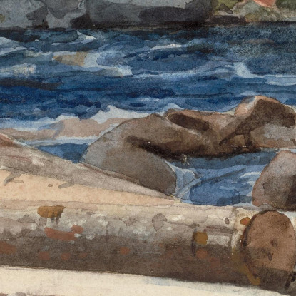 La Rivière Hudson Winslow Homer tableau impression sur toile