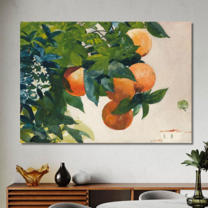 Oranges Sur Une Branche Winslow Homer tableau impression sur toile