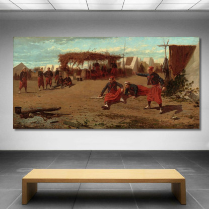 Tejos De Lanzamiento Winslow Homer cuadro en lienzo